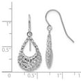 thumbnail image 2 of 14K White Gold Earring Drop & Dangle Women'S 28 mm 12, 2 of 2