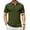 Army Green, variant on COOFANDY Mens Casual Slim Fit Dress Polo Shirts Short Sleeve Textured Polo T-Shirts Fashion Vintage Golf Shirts