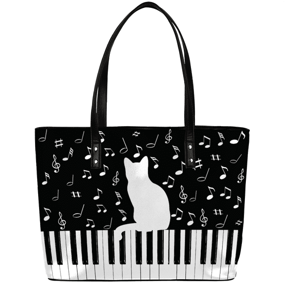 Large Tote Bag for Women, PU Leather Shoulder Bag with Zipper,Ladies Handbags Womens Big Purses Shoulder