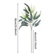 thumbnail image 3 of Decoración del hogar, decoración de habitaciones, decoración de paredes, plantas verdes artificiales, tallos largos, hojas de eucalipto, flores artificiales de plástico., 3 of 9