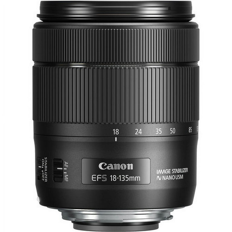 Canon EF-S 18-135mm Zoom Lens with f/3.5-5.6 USM, Image Stabilizer