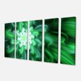thumbnail image 2 of Large Green Exotic Flower Petals - Floral Canvas Art Print, 2 of 3