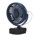 thumbnail image 2 of Ventilador Inalámbrico, ABS, Fácil De Transportar, 2 Velocidades, Ventilador De Batería De Litio De Gran Flujo De Aire, Baterías De 21 V Para Viajes ANGGREK Otros, 2 of 8