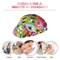 thumbnail image 6 of KLL Colorful Bulldog Pattern Shower Cap & Bath Cap for Women,Reversible Oversized Waterproof Shower Caps for all Hair Lengths,Elastic Reusable Bathing Hair Cap, 6 of 6