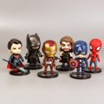 thumbnail image 2 of Figuras de acción de los vengadores de Marvel, modelos de Pantera Negra, Spiderman, Ironman, Hulk, Thor, juguetes móviles articulados, regalo de cumpleaños para niños Fivean unisex, 2 of 2