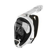 Ocean Reef Aria QR+ Full Face Snorkeling Mask (White, Large/Extra Large)