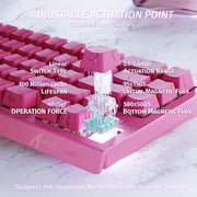 ATTACK SHARK X68 HE Rapid Trigger Keyboard Magnetic Switch 60% Wired 8KHz Magnetic Keyboard With 0.01mm RT Accuracy, Support RT/Snap Tap/DKS/MT/TGL