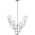 thumbnail image 2 of Volume Lighting  Lawrence 8-Light Indoor Chrome Hanging Chandelier, 2 of 2