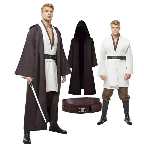 Disfraz de cosplay Cosplaysky para hombre, túnica, Halloween, set completo