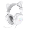 thumbnail image 1 of Onikuma computadora con cable auricular auriculares auriculares 360 grados girando auriculares omnidireccional bajo demora escritorio pc accesorio blanco kenally EL005815-03B, 1 of 7