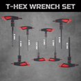 thumbnail image 2 of 8 Pieces Metric T Handle Allen Wrench Set, 2-10 mm, Ball Head, Standard Long Tee Handle Allen Hex Key Set, Heavy Duty Excellent, 2 of 7