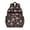 Fireman and Helmet, variant on Fireman and Ladder Blue Pattern Backpack for School, Cute School Bag with Adjustable Shoulder Straps and Padded Back, 15.25"x11.5"x5.25"