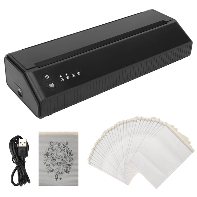Máquina impresora de tatuajes, máquina de transferencia de tatuajes, impresora térmica de tatuajes de 2500 mAh, fotocopiadora, impresora de plantilla de tatuaje, características líderes en su clase