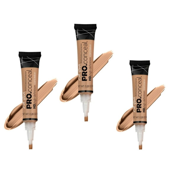 LA Girl HD.high-definition concealer - 977 Warm Sand x 3