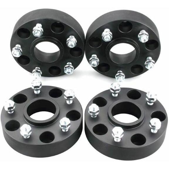 CWA 5x135 to 5x135 Hub Centric Wheel Spacers Compatible with Ford F-150 Expedition 1.5" 12x1.75 Grade 12.9 Studs Set of 4