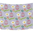 thumbnail image 6 of Coolnut Easter Eggs Tapestry Washable Polyester Art Wall Hanging Blanket for Living Room Bedroom Dorm Party, 60 x 51 Inch Home Decor Gifts, 6 of 7