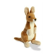 Aurora  12 in. Adorable Flopsie Kangaroo Playful Ease Timeless Companions Stuffed Animal Toy, Brown