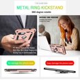 thumbnail image 4 of Compatible for Google Pixel 3A XL Case with HD Screen Protector, Military-Grade Shockproof Protective Phone Case with Magnetic Kickstand Ring for Google Pixel 3A XL Rose Gold, 4 of 15