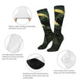 thumbnail image 3 of Naloa MoonNight Sky Crow Thigh High Socks Extra Long Stretchy Sock Women Over Knee High Opaque Stocking Daily Wear, 3 of 6