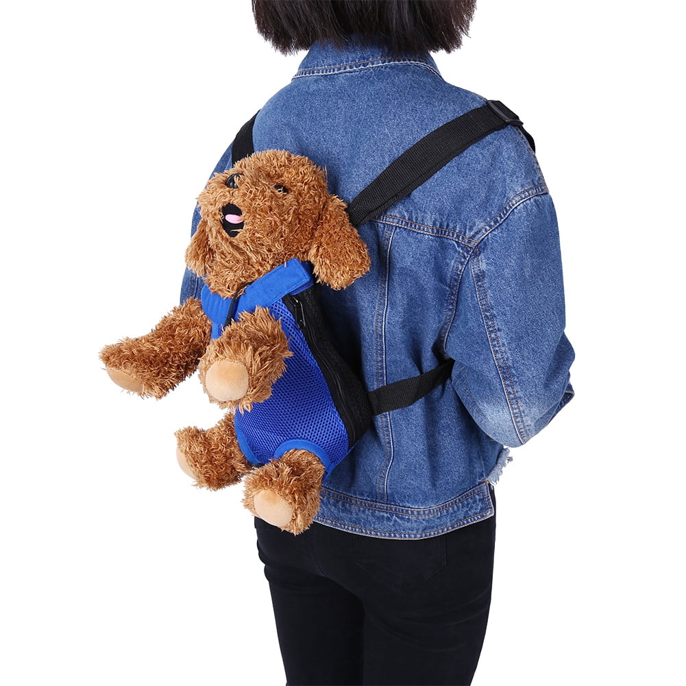 Pet Carrier Bag, Fashionable Front Chest Tote Carrier Net Bag Dog Carrier Bag,  mesh Five Holes Backpack for Dog for Pet