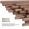 thumbnail image 4 of Miangastore Wood Dowels Walnut Wood 24Pcs For Artists Classes 11.8In Length, 4 of 9