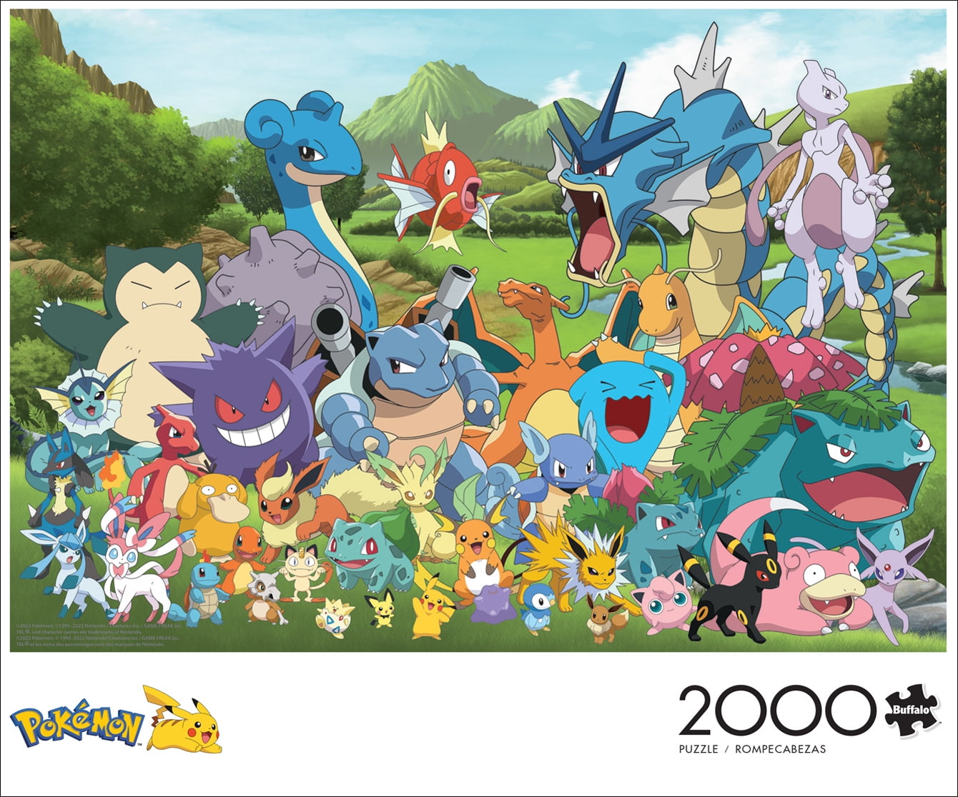 Buffalo Games 2000-Piece Pokemon Group Jigsaw Puzzle