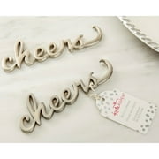 Kate Aspen Silver Cheers Bottle Opener