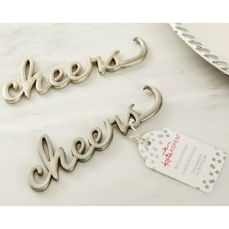Kate Aspen Silver Cheers Bottle Opener