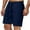 Navy, variant on WAVSUF Summer Drawstring Short Pants Mens Elasticity Shorts Casual Green Size M