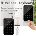 thumbnail image 2 of sweethay Teclado táctil inalámbrico con enchufe de EE. UU. 433 Timbre Detección de seguridad Alarma Tienda Montado en la puerta Tarjeta RFID Cerraduras de hardware, 2 of 6