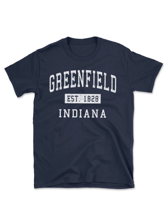 Greenfield Indiana Classic Established Men's Cotton T-Shirt