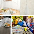 thumbnail image 6 of Shoreew Mesh Food Covers Large White Nylon Pop-Up Tent Umbrella Collapsible Reusable Serving Dish Covers for Outdoor Camping Picnics BBQ, 6 of 7