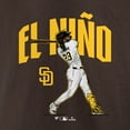 thumbnail image 4 of Men's Fernando Tatis Jr. Brown San Diego Padres Player Swing T-Shirt, 4 of 4