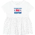 thumbnail image 3 of Inktastic July 4th Im Going to Be a Big Sister Girls Baby Dress, 3 of 5