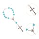 thumbnail image 3 of Pulsera con cruz religiosa,Pulsera con cruz religiosa,joyería,colgante,clásico,Pulsera con cuentas de en forma de cruz,estilo vintage,Pulsera decorativa con cruz de Jesús Azul, 3 of 6