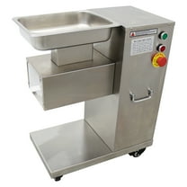 Techtongda QE Stainless Commercial Meat Slicer Meat Cutting Machine with 8mm Blade 500kg/h