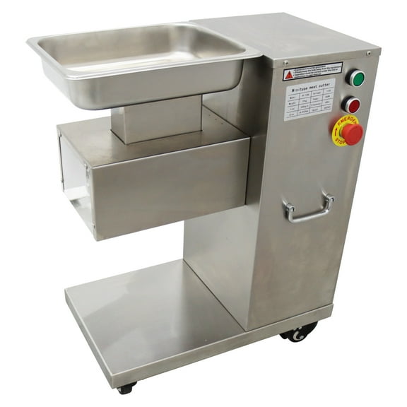 Techtongda QE Stainless Commercial Meat Slicer Meat Cutting Machine with 8mm Blade 500kg/h