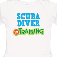 thumbnail image 4 of Inktastic Scuba Diver in Training Boys or Girls Long Sleeve Baby Bodysuit, 4 of 5