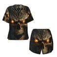 thumbnail image 5 of Xecao Metal Evil Skull print Swimsuit for women, Summer-ready, sporty style.Quick-dry fabric. Many sizes & colors., 5 of 9