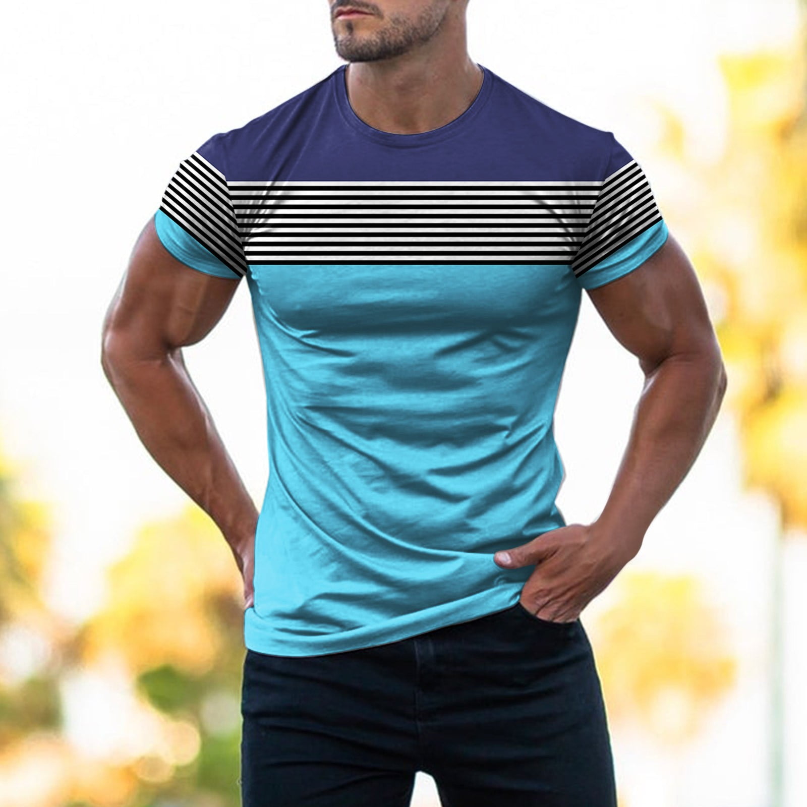 Wereldbol Erfgenaam Ritmisch T Shirts For Men Fashion Mens Fashion T-Shirt Short Sleeve Crewneck Muscle  Workout Athletic Cotton Tee Top - Walmart.com