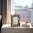 Regtangle Frame Sagebrook Home Rectangular Agate Picture Frame for Living Room Decor ...