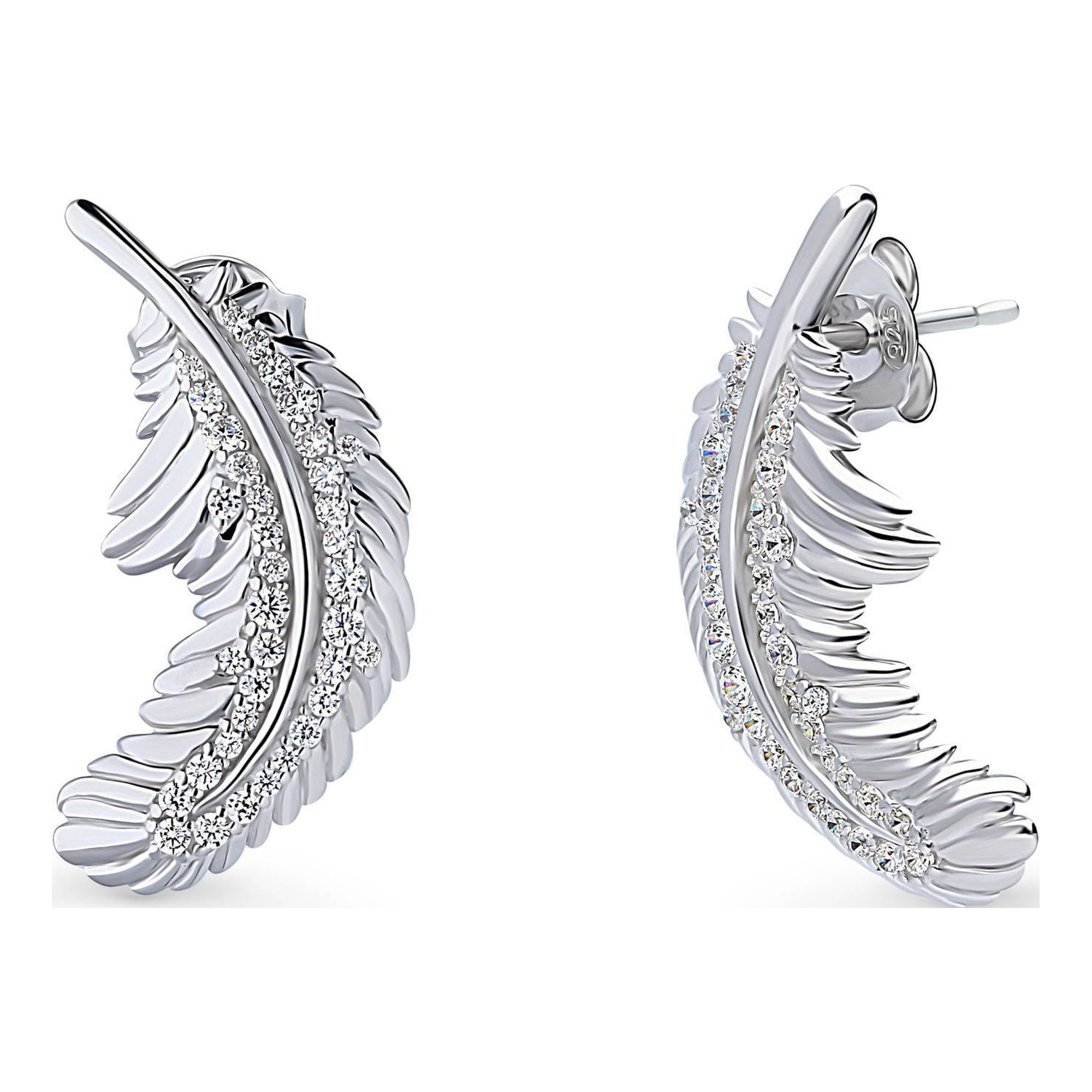 Sterling Silver Cubic Zirconia 6mm Asscher Cut Stud Earrings – Rhodium Plated