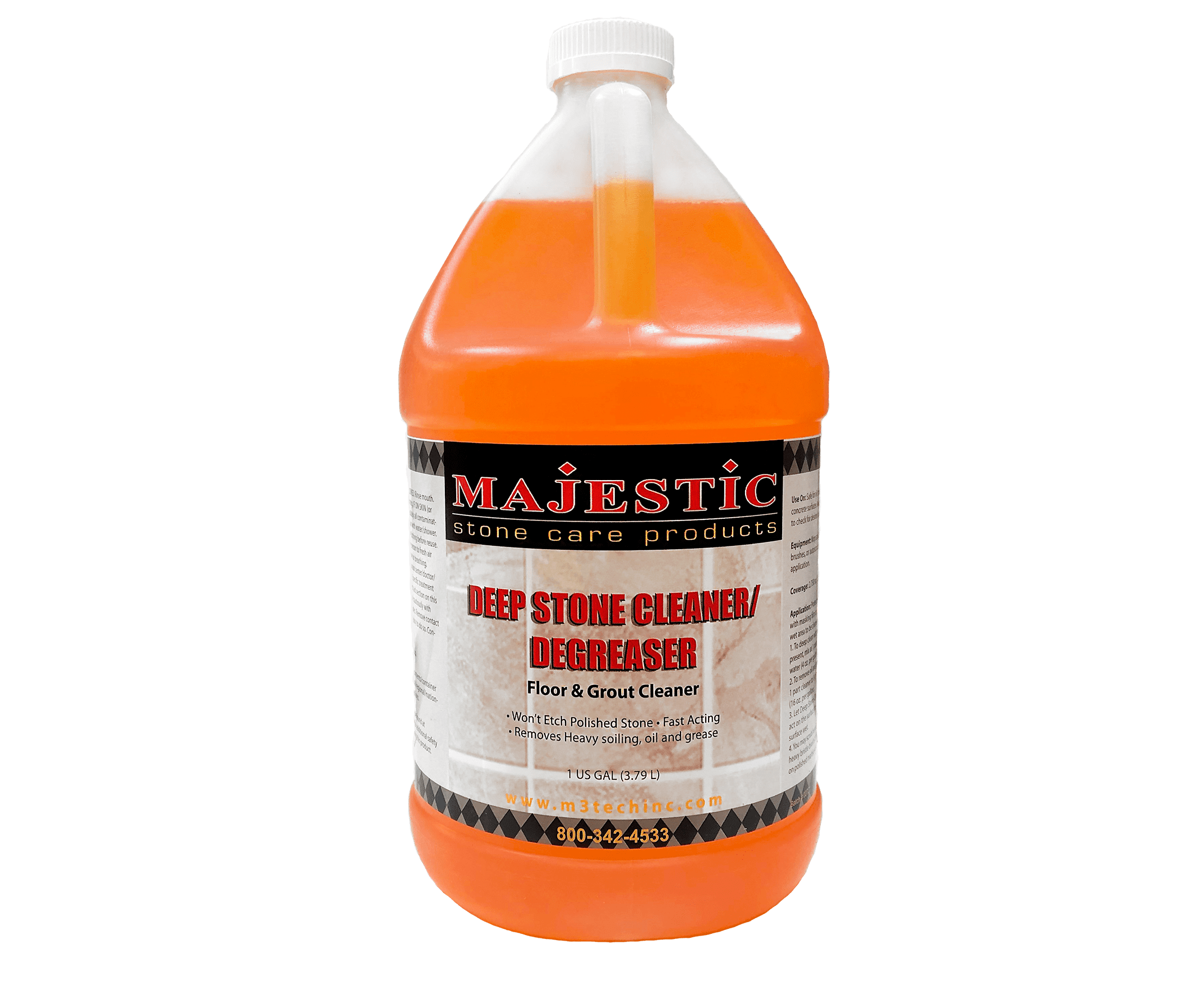 Majestic Deep Stone Cleaner/Degreaser gal. Marble, Travertine