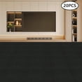 thumbnail image 4 of Square Carpet, 20 Pcs Floor Carpet, DIY Adsorption Type Self-Adhesive Carpet, DIY Flooring Tiles for Restaurants, Family Rooms, Corridors, Game Rooms (20 Pcs/Black), 4 of 14