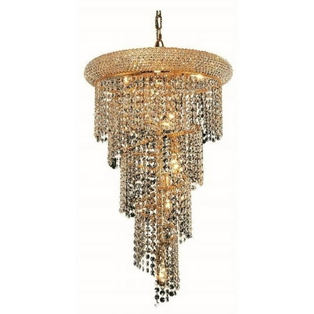 Elegant Lighting Spiral 16 8 Light Spectra Crystal Chandelier