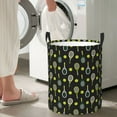 thumbnail image 5 of Goofa Tennis Rackets Printed Circular Hamper,Laundry Basket with Handles,Storage Baskets Foldable,Large Capacity Laundry Hamper-Small, 5 of 6