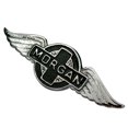thumbnail image 2 of Morgan Car Cowl Badge Emblem Metal Chrome & Black, 2 of 5