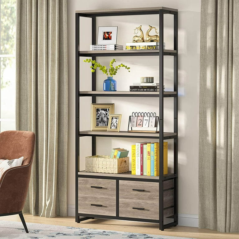 Bookshelf with drawers walmart deals