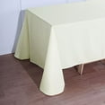 thumbnail image 4 of Balsa Circle 90" x 132" Polyester Rectangular Tablecloth - Ivory, 4 of 8