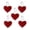 A, variant on 5PC Reflective Heart Pendant 2.6x2.2 Inch PVC Safety Keychains for Backpack Riding Night Walking Running